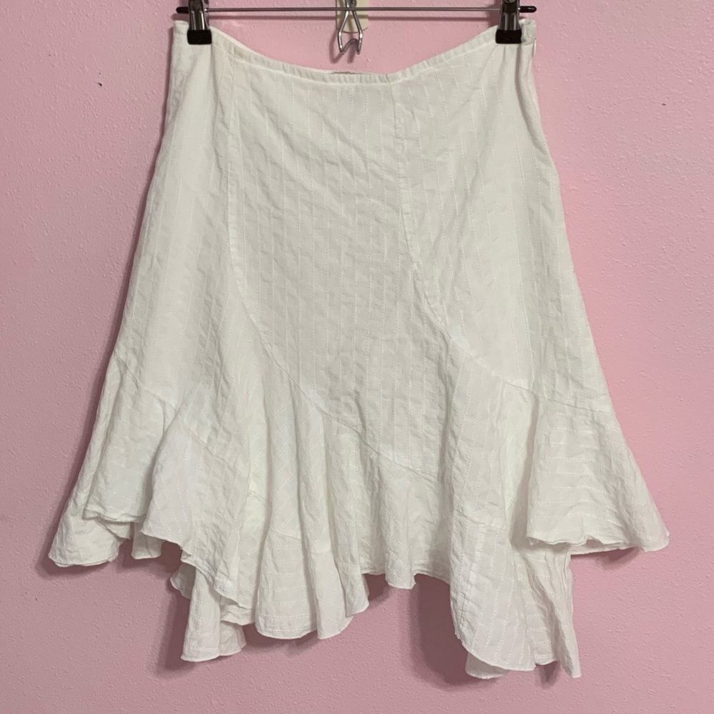 Forever 21 White A-Line Skirt
